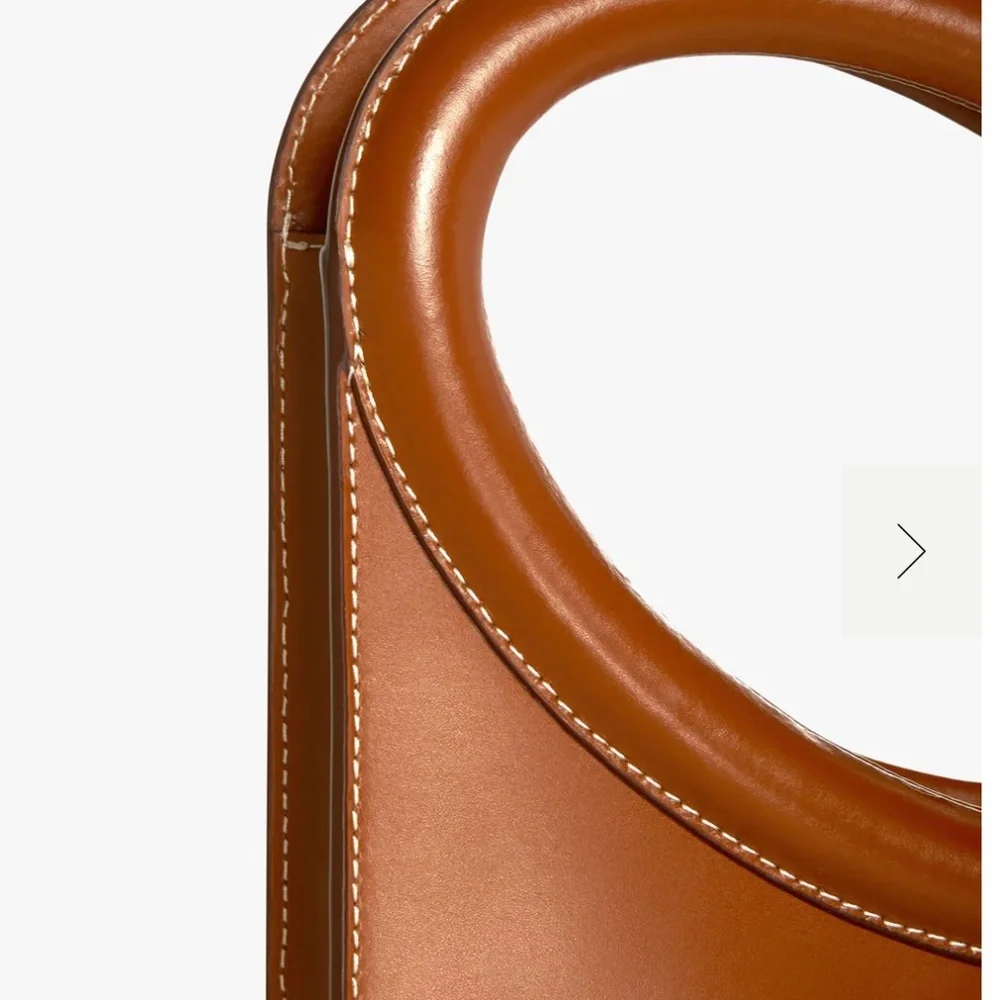 STAUD Tan Limone Leather Crossbody Bag - Picture 9 of 10